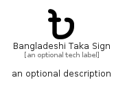 illustration for BangladeshiTakaSign