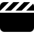 illustration of fontawesome-6/Solid/Clapperboard