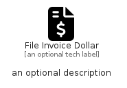 illustration for FileInvoiceDollar