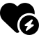 illustration of fontawesome-6/Solid/HeartCircleBolt