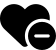 illustration of fontawesome-6/Solid/HeartCircleMinus