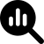 illustration of fontawesome-6/Solid/MagnifyingGlassChart