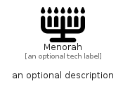 illustration for Menorah