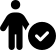 illustration of fontawesome-6/Solid/PersonCircleCheck