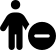 illustration of fontawesome-6/Solid/PersonCircleMinus