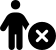 illustration of fontawesome-6/Solid/PersonCircleXmark