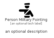 illustration for PersonMilitaryPointing