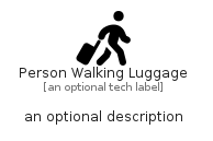 illustration for PersonWalkingLuggage