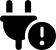 illustration of fontawesome-6/Solid/PlugCircleExclamation