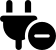 illustration of fontawesome-6/Solid/PlugCircleMinus