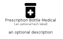 illustration for PrescriptionBottleMedical