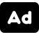 illustration of fontawesome-6/Solid/RectangleAd