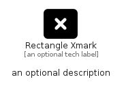 illustration for RectangleXmark