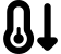 illustration of fontawesome-6/Solid/TemperatureArrowDown