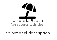 illustration for UmbrellaBeach