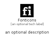 illustration for Fonticons