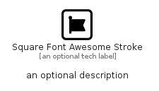 illustration for SquareFontAwesomeStroke