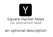 illustration for SquareHackerNews