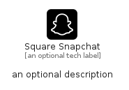 illustration for SquareSnapchat