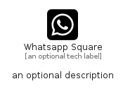 illustration for WhatsappSquare