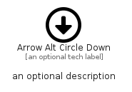 illustration for ArrowAltCircleDown