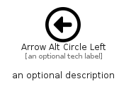illustration for ArrowAltCircleLeft