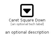 illustration for CaretSquareDown