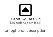 illustration for CaretSquareUp