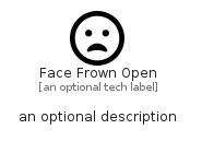 illustration for FaceFrownOpen