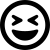 illustration of fontawesome/Regular/FaceGrinSquint