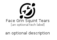 illustration for FaceGrinSquintTears