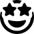 illustration of fontawesome/Regular/FaceGrinStars