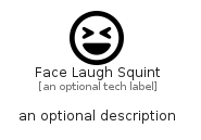 illustration for FaceLaughSquint