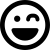 illustration of fontawesome/Regular/FaceLaughWink
