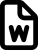 illustration of fontawesome/Regular/FileWord