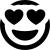 illustration of fontawesome/Regular/GrinHearts