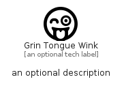 illustration for GrinTongueWink