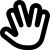 illustration of fontawesome/Regular/HandSpock