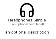 illustration for HeadphonesSimple