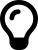 illustration of fontawesome/Regular/Lightbulb
