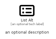 illustration for ListAlt