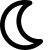 illustration of fontawesome/Regular/Moon