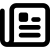 illustration of fontawesome/Regular/Newspaper