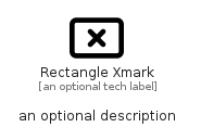 illustration for RectangleXmark