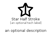 illustration for StarHalfStroke