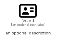 illustration for Vcard