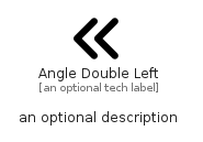 illustration for AngleDoubleLeft