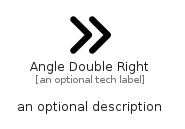 illustration for AngleDoubleRight