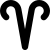 illustration of fontawesome/Solid/Aries