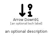 illustration for ArrowDown91